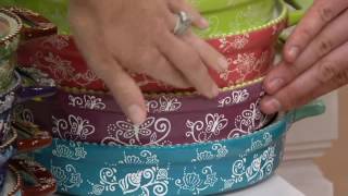 Temp-tations Cook & Look 3-piece Round Baker Set on QVC