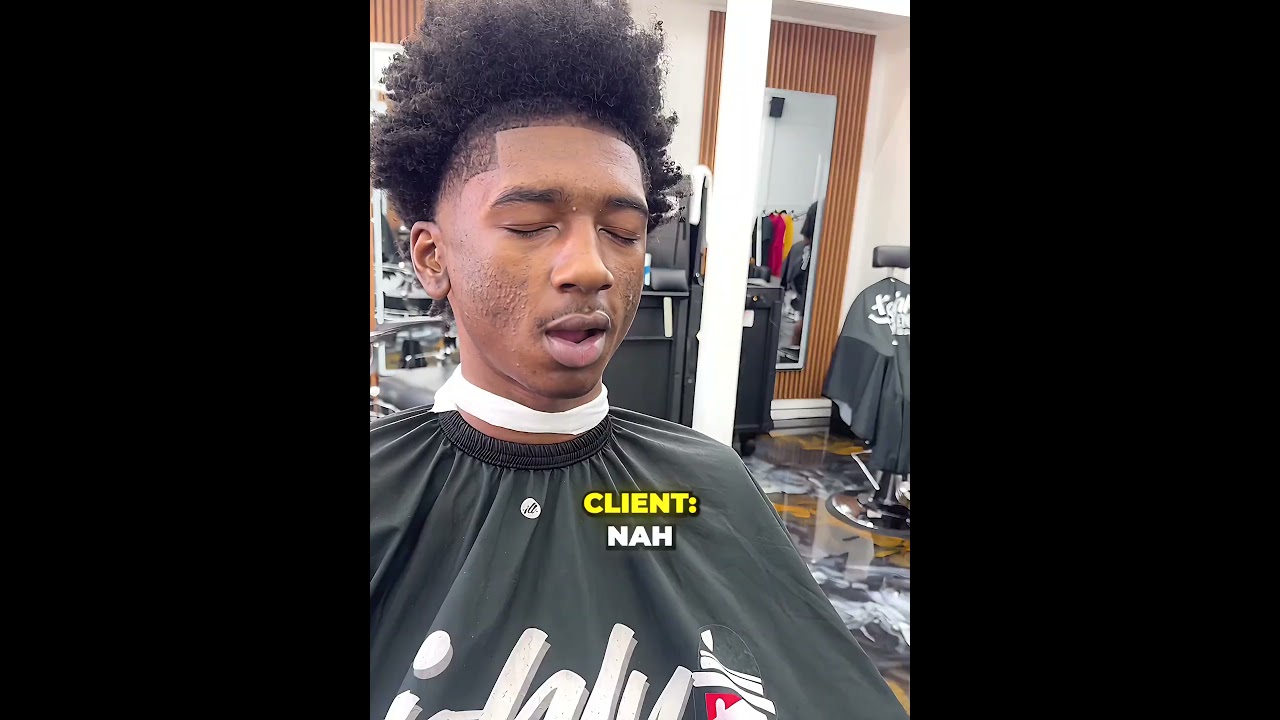 This Barber Wasn't Ready for That 😂