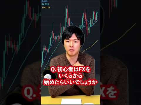 FX初心者はいくらから始めたらいいでしょうか？