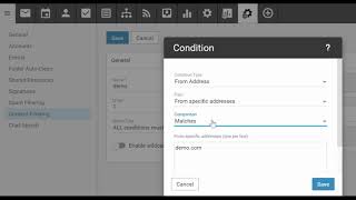 SmarterMail 16.x - Create a Filtering Rule