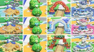 Super Mario Bros. Wonder + Meetup in Bellabel Park - ALL Park Decorations & Flower Collection