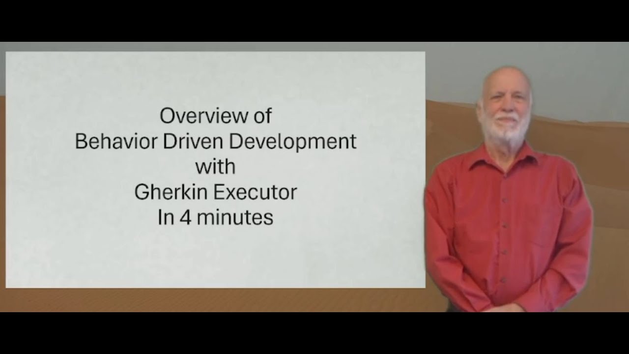 Behavior Driven Development with Gherkin Executor - YouTube