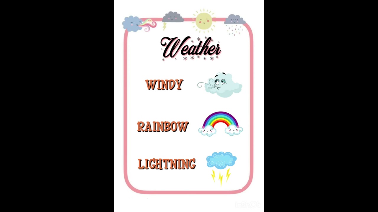 Different types of weather....