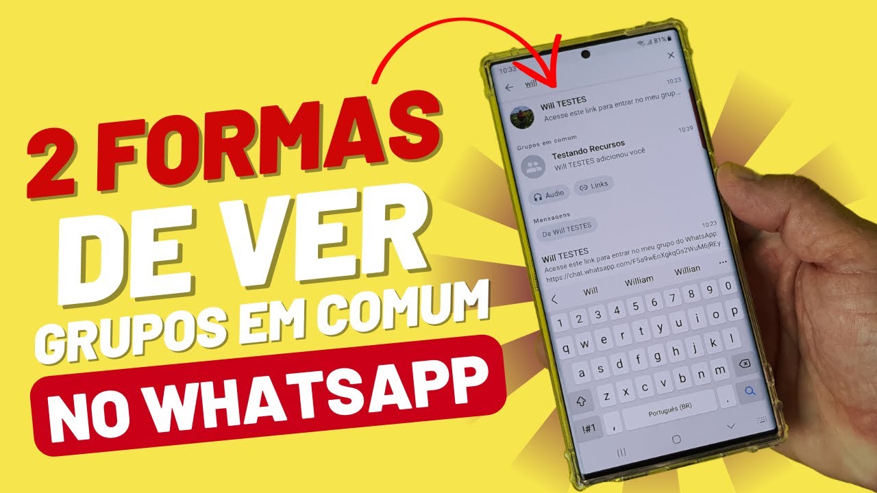 2 FORMAS DE VER OS GRUPOS NO WHATSAPP EM COMUM QUE EXISTEM ENTRE VOCÊ E ...