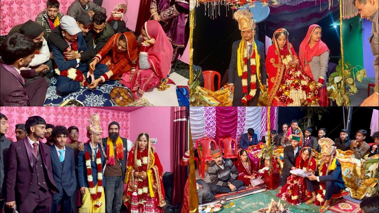 दूल्हे के दोस्तों से भयंकर लड़ाई हो गई 🤣#twins #himachal #funny 