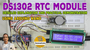 DS1302 Real Time Clock (RTC) Module - Detailed Explanation and Interfacing with Arduino & I2C LCD