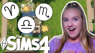 The Sims 4 but Every Room is a Different Zodiac Sign!