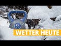 Wetter heute: Tief mit Schneeschwerpunkten ❄️