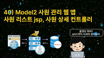 수업40) Model2 사원 관리 웹 앱,  사원 리스트 jsp, 사원 상세 컨트롤러,  (EmpDetailContoller)