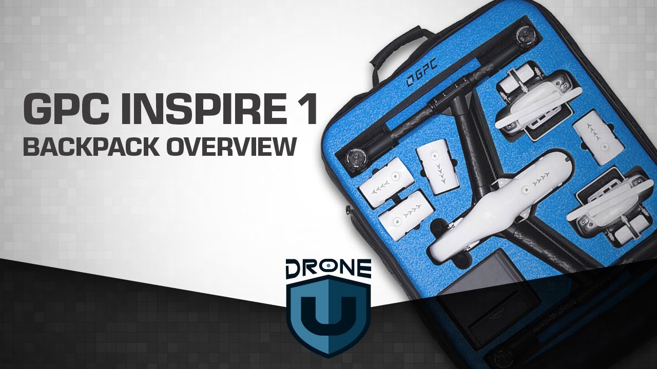 dronesense GPC Inspire 1 Backpack Overview