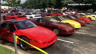 AUTOMOTIVE NEWS - 2023 Pontiac Fiero 40th-anniversary celebration
