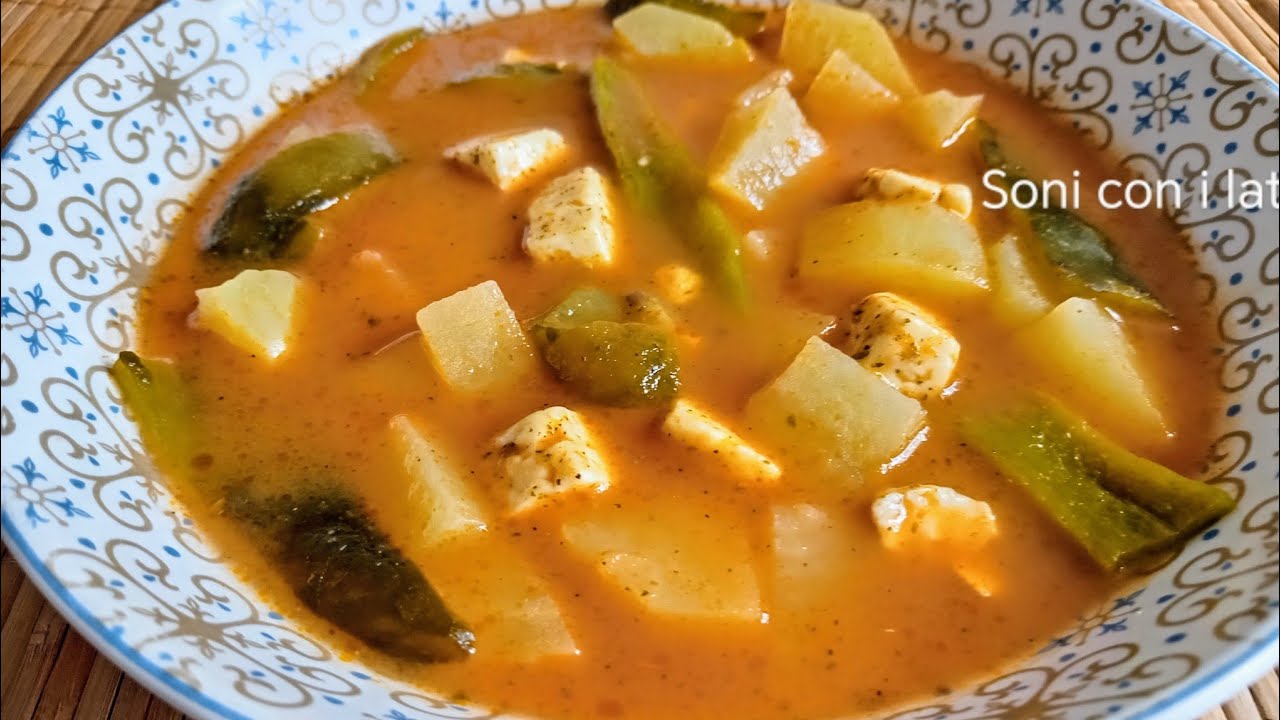 Papas Raja's SOPA DE PAPA CON RAJAS Y Queso | Soni con i latina - YouTube