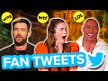 Dwayne Johnson, Emily Blunt & Jack Whitehall React To Fan Tweets