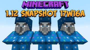 Minecraft 1.12 Snapshot 17w16a Illusioner Illager New Mob Added!