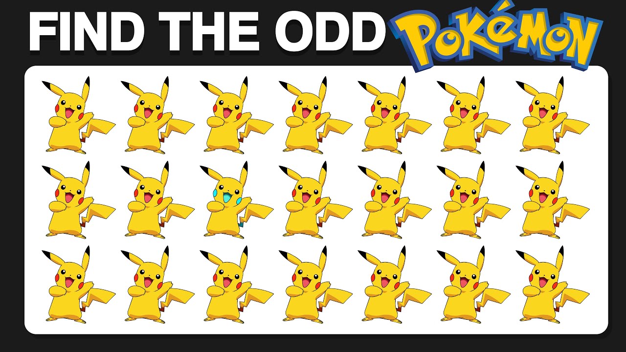 Pokemon Shuffle Find The Odd Pokemon Out Quiz Spot The Difference