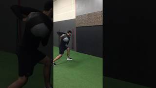 Split Stance MB Shot Put
