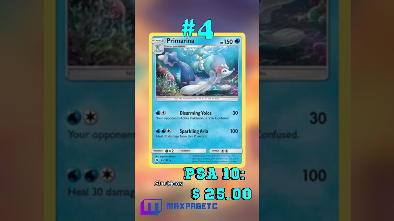 Top 5 Primarina Pokémon Cards 
