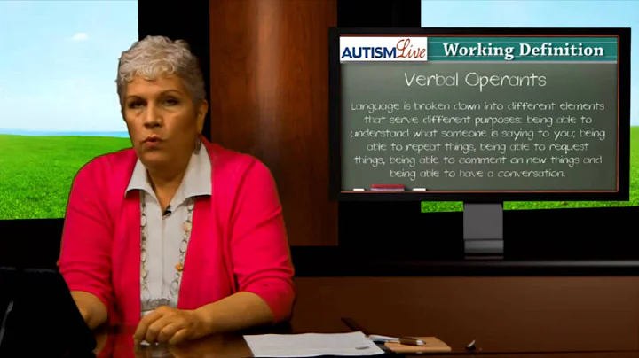 Autism Jargon: Verbal Operants