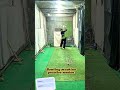 bowling machine practice session