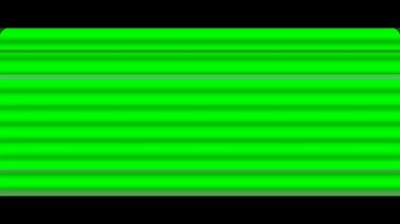 [미디어 아트 (비디오 아트)][미디어 그래픽 요소 / P5.js 웹GL + ChatGPT (N번 커스텀] CRT 파노라마 - CRT TV 스캔 라인 (녹색)