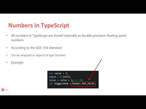 4 Numbers in TypeScript