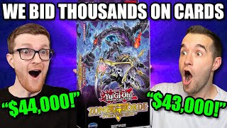 video thumbnail for: We Bid THOUSANDS on Modern Yu-Gi-Oh! Sets! | Yu-Gi-Oh! Auction Series