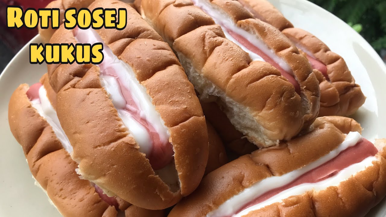 Roti Sosej Kukus 3 Bahan Mudah Senang Youtube