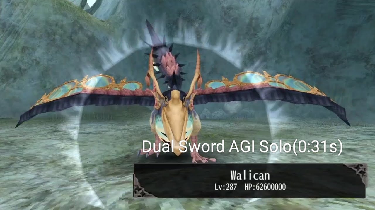 Toram Online- Dual Sword AGI vs Walican Ultimate(0:31s)⚔️⚡ No Quick Aura