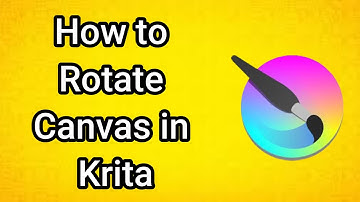 How to Rotate Canvas in Krita