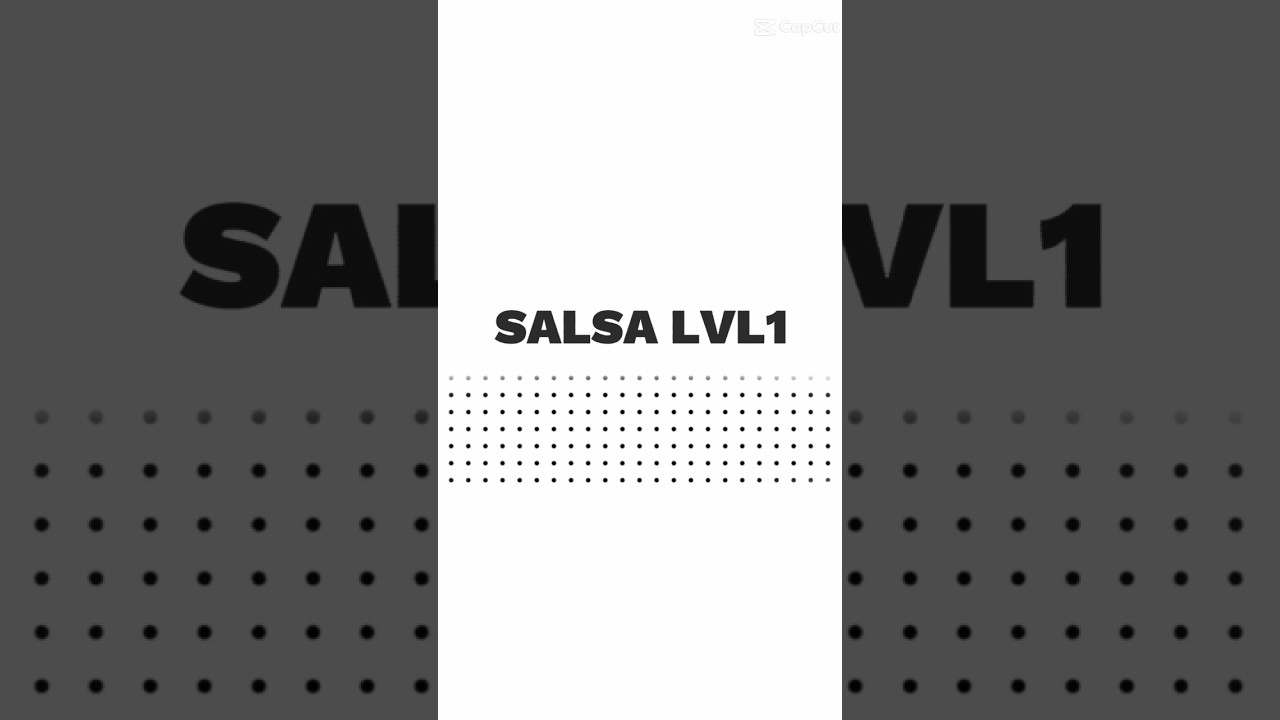Salsa Class Lvl1 - New Group JULY 7th 