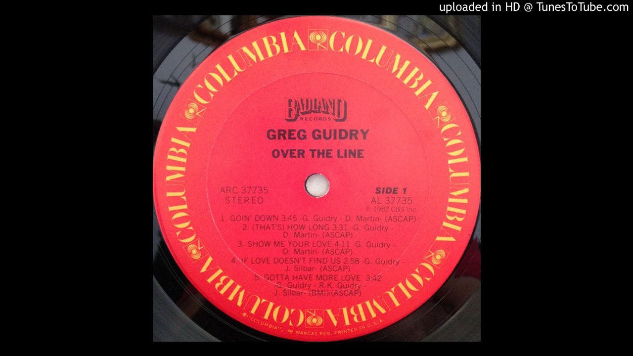 Greg Guidry - Show me your Love 1982 HQ Sound