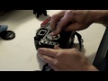 Replacing a scratched LCD cover on a Canon EOS 5D SLR