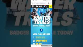 Fortnite *FREE REWARDS* | °WINTER TRIALS°