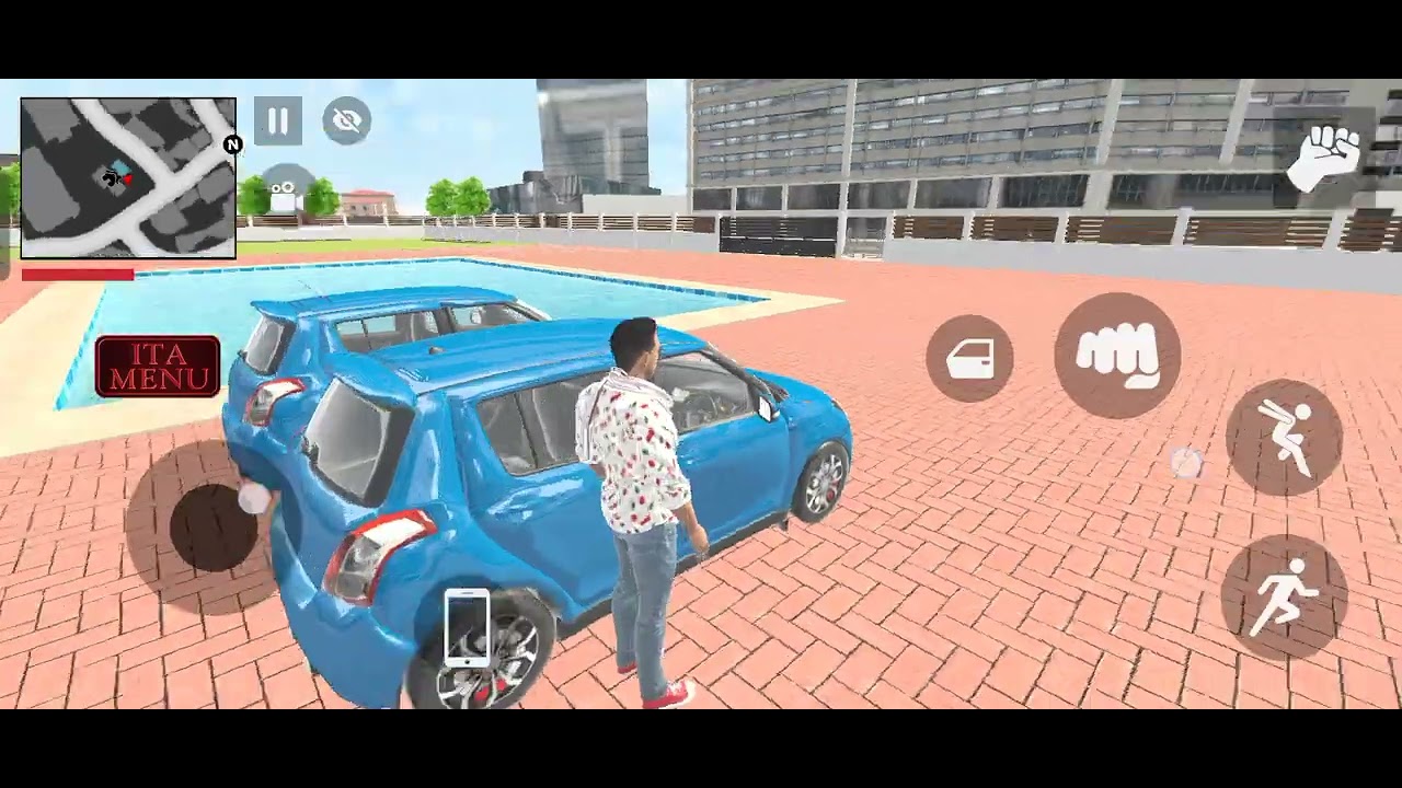 Franklin park swift drift car 🚗 in garden from npc 😱 Indian theft auto game video 🤩 kelly Gamerz 