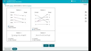 Identifying functions from relations