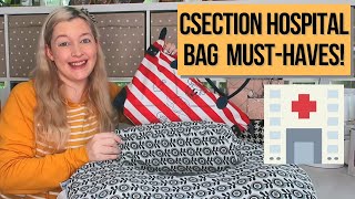 C SECTION HOSPITAL BAG | Repeat Csection Advice For Things You REALLY Need in Your Hospital Bag 2021