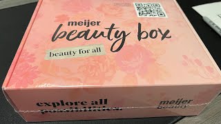 Unboxing the NEW Meijer Spring Beauty Box! Is it a good value?