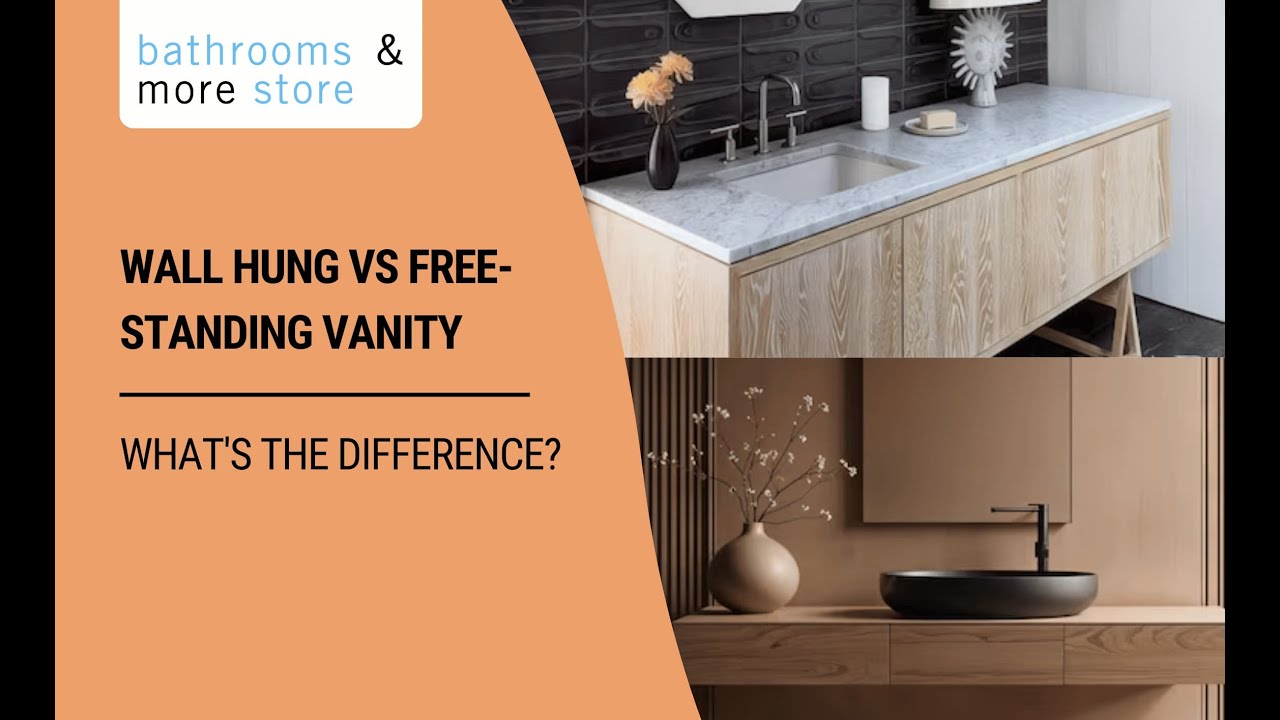 Wall Mounted vs  Freestanding Vanities | Which is Right for You