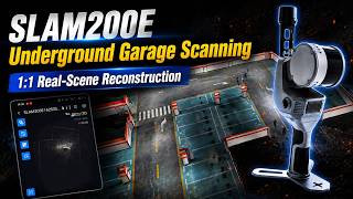 Slam200e Maps An Underground Garage In 3d  Handheld Lidar Scanning Demo