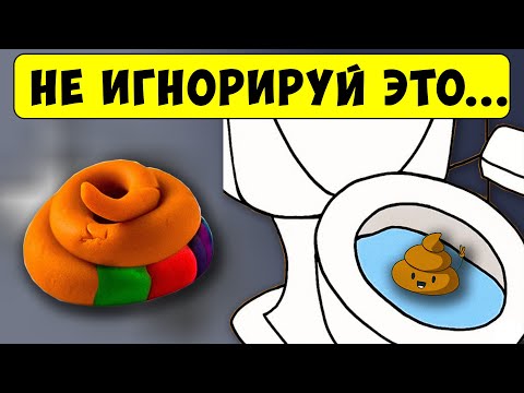 Видео: Вот Что Ваш Кал ГОВОРИТ о Вашем Здоровье! Никогда Не Игнорируйте Это...