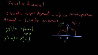 Causal vs Acausal Systems