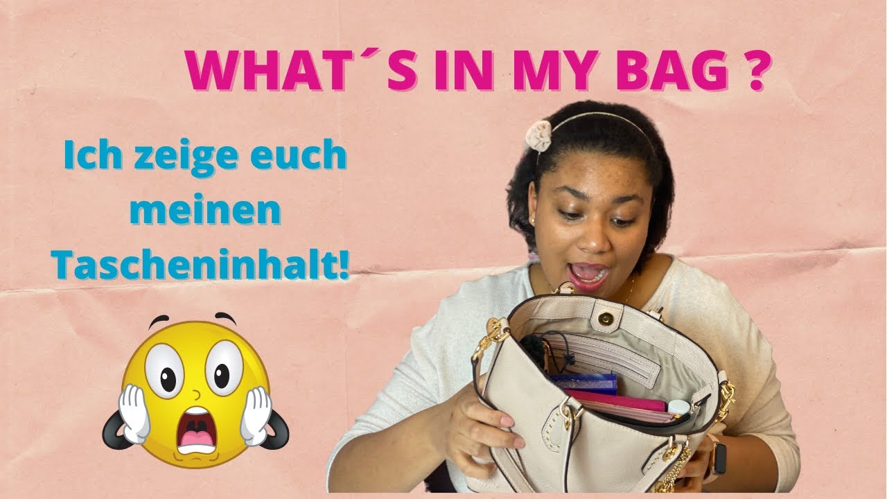 What´s in my bag / Ich zeige euch meinen Taschen Inhalt ! / Was da wohl alles drin ist!?🤔