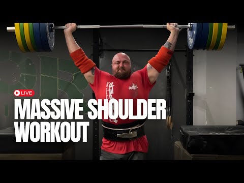 Ready for a MASSIVE shoulder day? : Push Session LIVE thumbnail