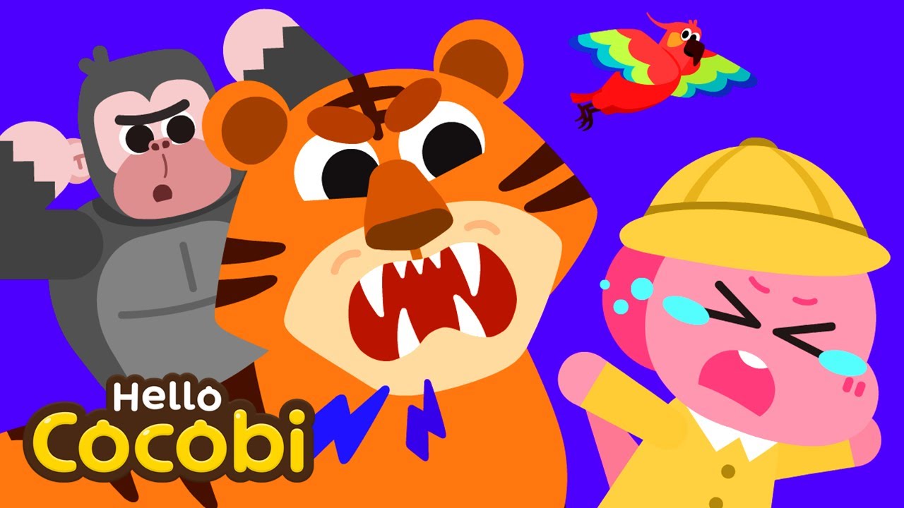Jungle Animals Animals Song Walking In The Jungle Nursery Rhymes