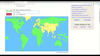 Naming Every Country SPEEDRUN!