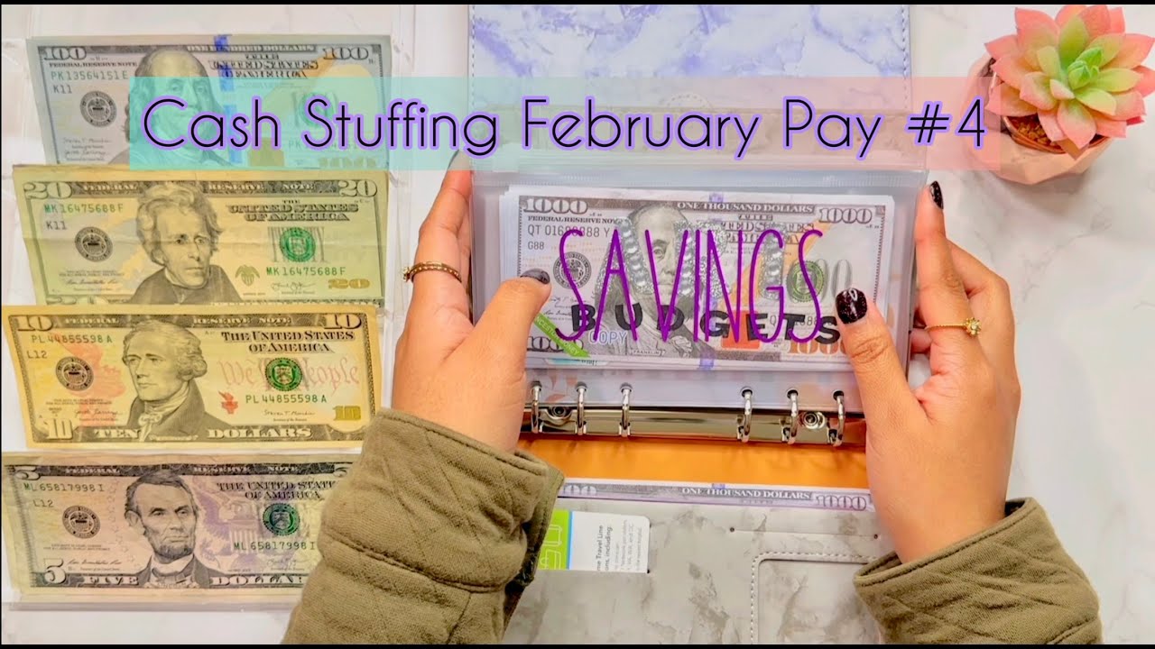 Feb 4 Cash Stuffing Envelopes Cash envelope system YouTube