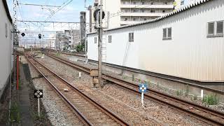 【4Ｋ】鉄道動画　西日本旅客鉄道　JR京都線　吹田駅入線シーン