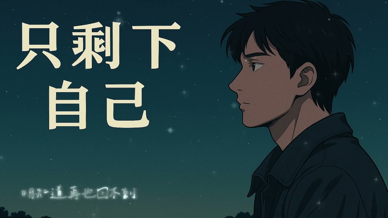 《只剩下自己》｜【原創抒情情歌】孤獨中的抒情告白