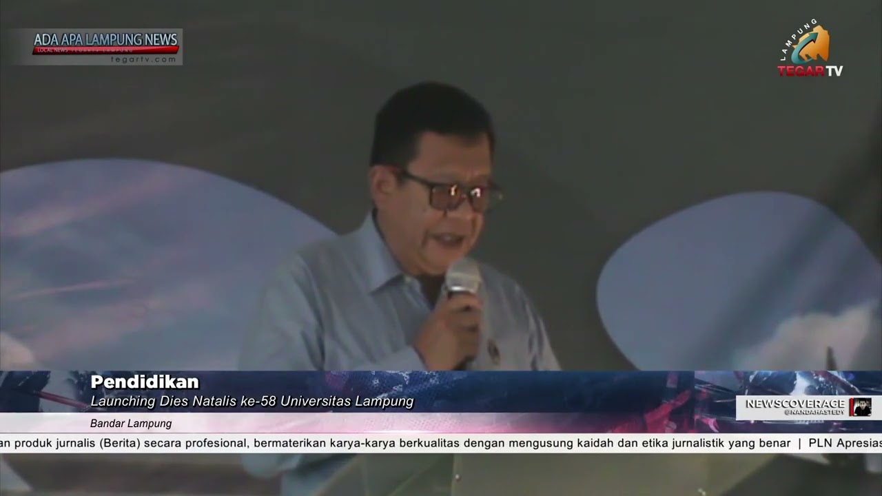 Universitas Lampung Launching Dies Natalis Ke-58