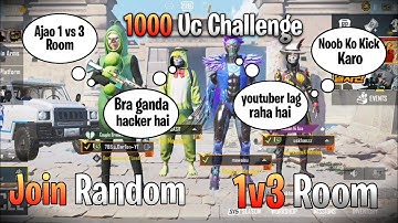 Join Random Squad Like bot 🤗| 1v3 tdm challenge | I challenge  for 1v3 tdm m416 only | PUBG MOBILE